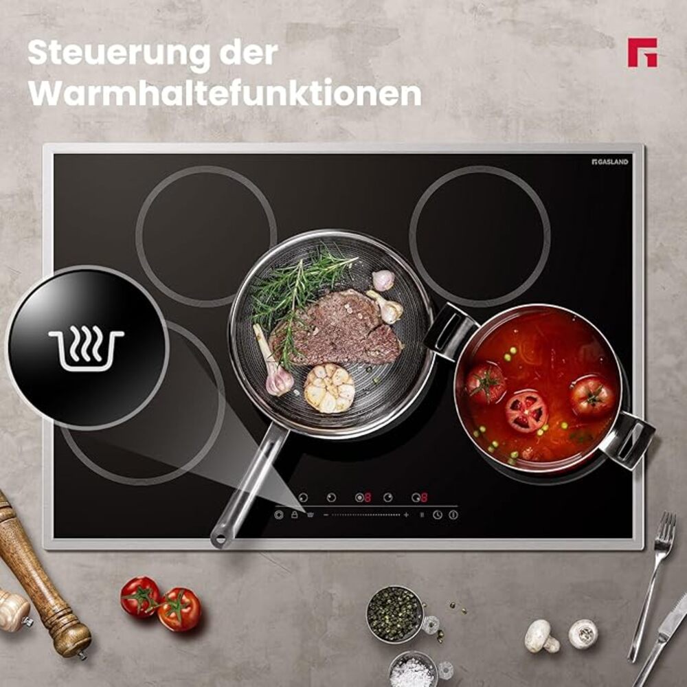 77cm Autarkes Glaskeramikkochfeld