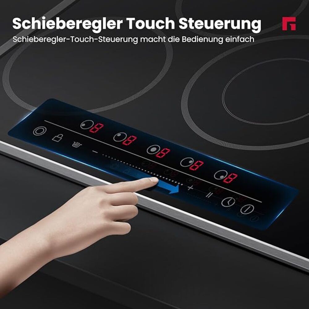 77cm Autarkes Glaskeramikkochfeld