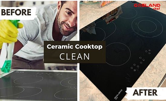 How to Clean the Ceramic Cooktop - Gaslandchef